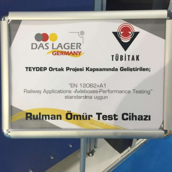 Das Lager Germany & TÜBİTAK Ortak Projesi - Rulman Ömür Test Cihazı 